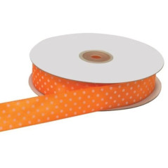 INGROSSO BOMBONIERE NASTRO DOPPIO RASO POIS 6MM 50MT ARANCIO 8057094414697 ARTICOLI PER BOMBONIERE NASTRI E CONTENITORI PER BOMB