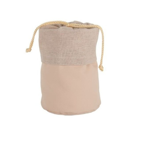 SACCHETTO CESTINO BEIGE CM.14 (6) EAN 8059793669293 INGROSSO RETINE E OGGETTISTA PER CONFEZIONI