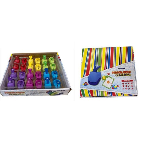 INGROSSO CARTOLERIA FUSTELLA 9MM PD-01 ASS. 8033593065165 ARTICOLI DI CANCELLERIA ACCESSORI UFFICIO