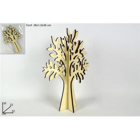 INGROSSO ALBERO DELLA VITA 35CM IN LEGNO 8034048503256