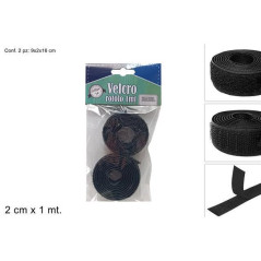 INGROSSO BOMBONIERE ROTOLO VELCRO NERO 1 MT 8027501052309 ARTICOLI PER BOMBONIERE NASTRI E CONTENITORI PER BOMBONIERE