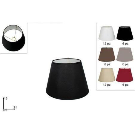 INGROSSO CASALINGHI PARALUME TESSUTO 21CM 6COL 8034048224359 LAMPADE LAMPADINE LAMPADE
