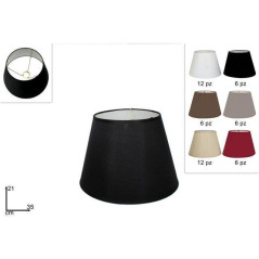 INGROSSO CASALINGHI PARALUME TESSUTO 35CM 6COL 8034048224380 LAMPADE LAMPADINE LAMPADE