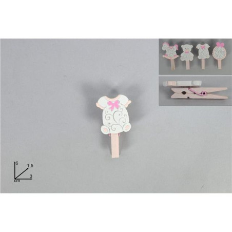 INGROSSO BOMBONIERE RICORDO NASCITA MOLLETTINA C/SOGG. ROSA 8034048548592 ARTICOLI PER BOMBONIERE RETINE E OGGETTISTA PER CONFEZ