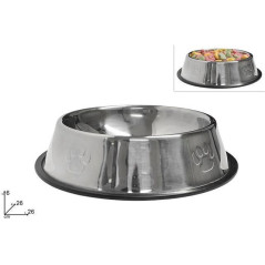 INGROSSO CASALINGHI CIOTOLA ACCIAIO 26 CM PER CANI/GATTI 8034048648117 ARTICOLI PER CANI GATTI ARTICOLI PER ANIMALI