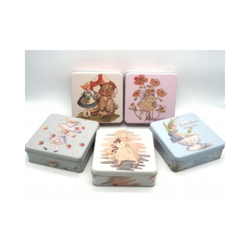 SCATOLA LATTA QUADR. H.5.8X17X17CM ASS EAN 8021029359964 INGROSSO OGGETTISTICA VARIA