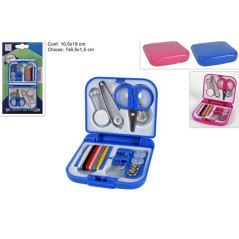 INGROSSO CASALINGHI SET CUCITO DA VIAGGIO 2COL 8034048539774 TESSUTO E ACCESSORI FILATO