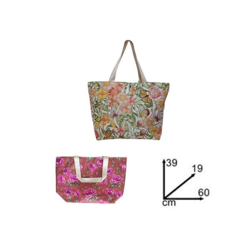 BORSA MARE FANT. FIORI E FARFALLE EAN 8034048635346 INGROSSO BORSE MARE