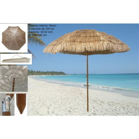 INGROSSO ARTICOLI MARE OMBRELLONE PAGLIA 100/8K 32/32 8034048636138 ARTICOLI PER LA SPIAGGIA OMBRELLONI