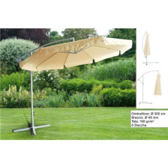 INGROSSO ARTICOLI MARE OMBRELLONE ALLUMINIO 300 8/48 C/BR BEIGE 8034048096864 ARTICOLI PER LA SPIAGGIA OMBRELLONI