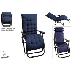 INGROSSO ARTICOLI MARE SEDIA POLTRONA SDRAIO GRAV.ZERO BLU C/CU 8034048670590 ARTICOLI PER LA SPIAGGIA SDRAIO E LETTINI MARE