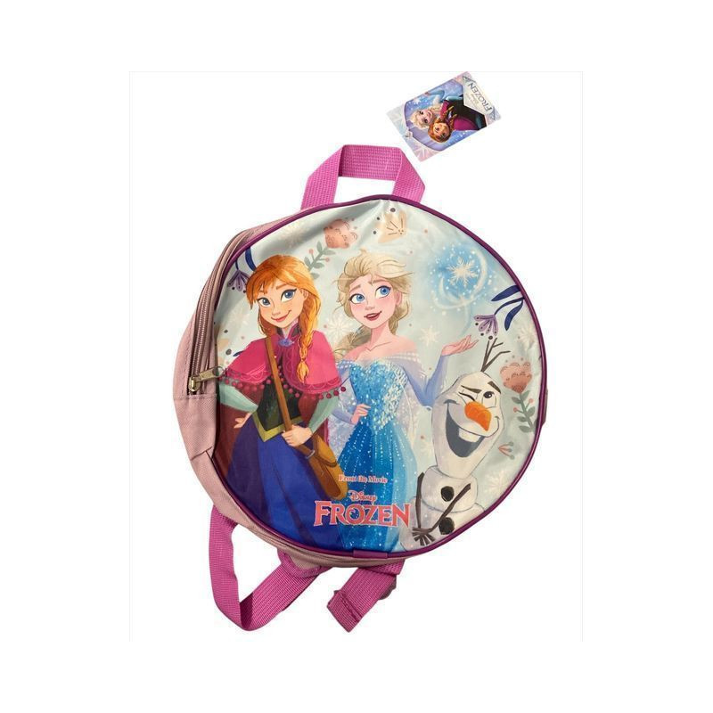 ZAINO ROTONDO D.27X9 CM FROZEN EAN 8435631361817 INGROSSO ZAINI SCUOLA