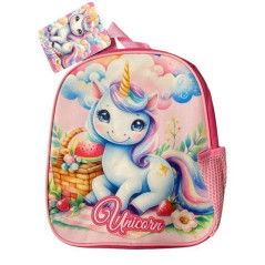INGROSSO CARTOLERIA ZAINO CON TASCA 25X22X10 CM UNICORN 8435631363033 BORSE E ZAINI SCUOLA ZAINI SCUOLA
