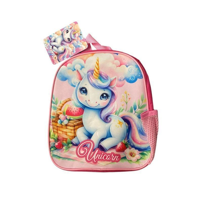 ZAINO CON TASCA 25X22X10 CM UNICORN EAN 8435631363033 INGROSSO ZAINI SCUOLA