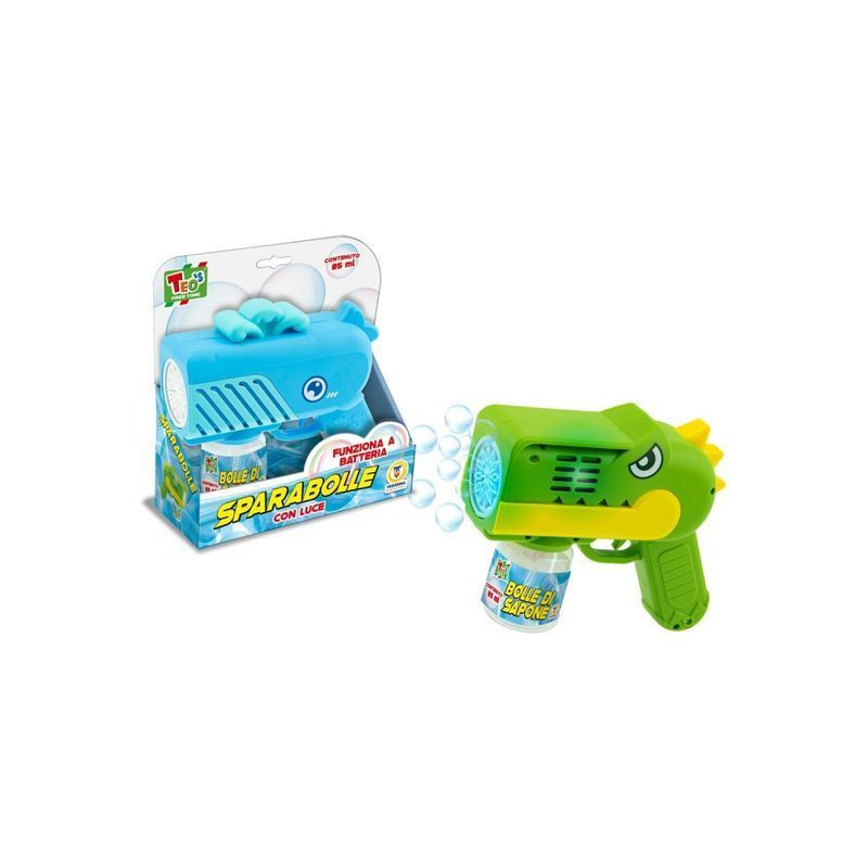 PISTOLA SPARABOLLE DI SAPONE 50ML EAN 8017967671893 INGROSSO BOLLE SAPONE E ACCESSORI