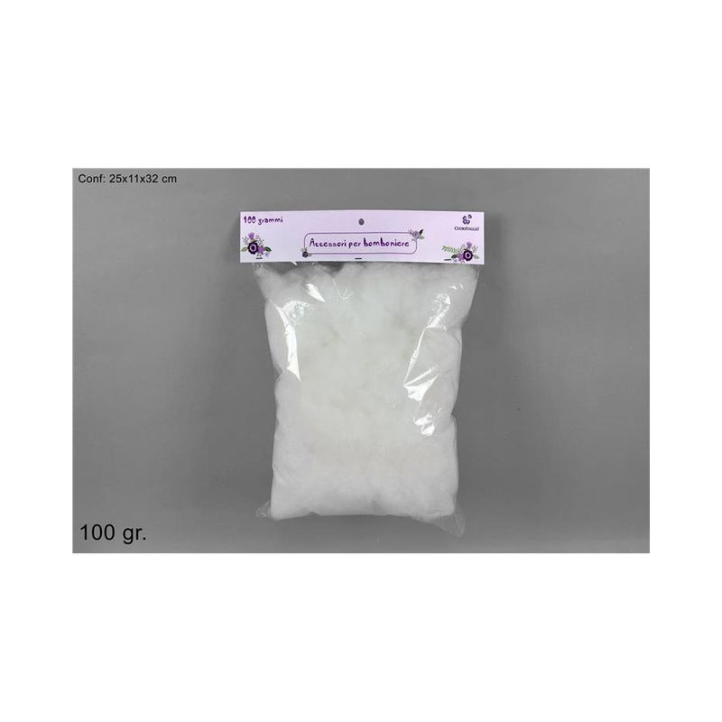 FIOCCO DI NEVE 100GR EAN 8033113285523 INGROSSO RETINE E OGGETTISTA PER CONFEZIONI