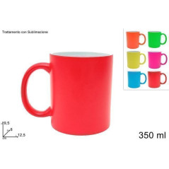 INGROSSO CASALINGHI TAZZONE MUG 350ML 6 COL. C/SUBLIMAZIONE 8034048659076 TAZZE PER BIMBI TAZZE