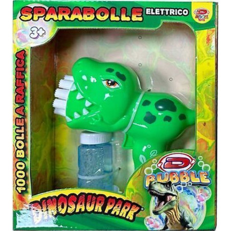 INGROSSO GIOCATTOLI SPARABOLLE ELETTRICO DINOSAUR PARK 8019824777380 SPORT E ARIA APERTA BOLLE SAPONE E ACCESSORI