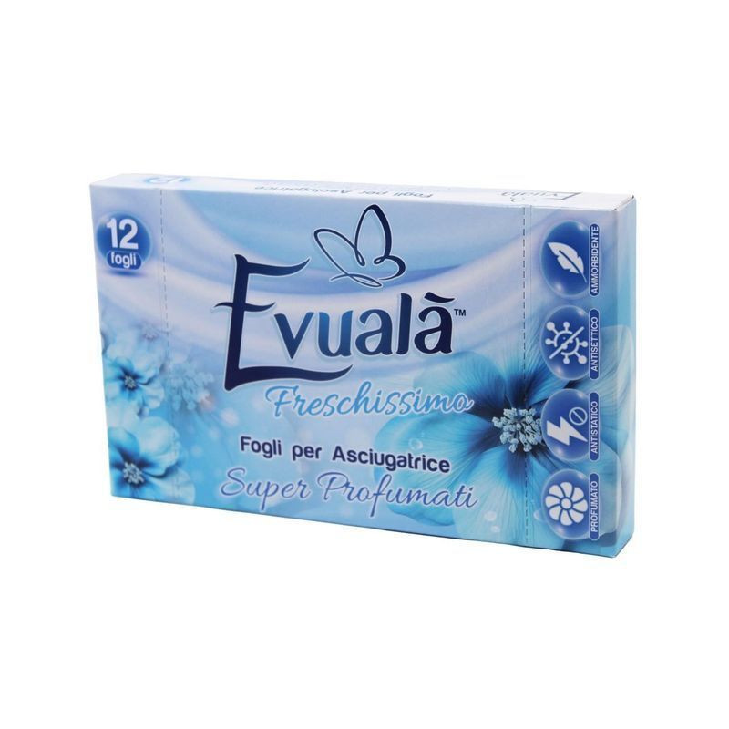 FOGLI EVUALA SUPER PROFUMATI PZ.12 EAN 8011690475490 INGROSSO ACCESSORI PULIZIA FOGLI EVUALA SUPER PROFUMATI PZ.12 EAN 8011690475490 INGROSSO ACCESSORI PULIZIA