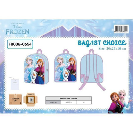 INGROSSO CARTOLERIA ZAINO 1 TASCA 30X26X10 FROZEN 8435631360247 BORSE E ZAINI SCUOLA ZAINI SCUOLA