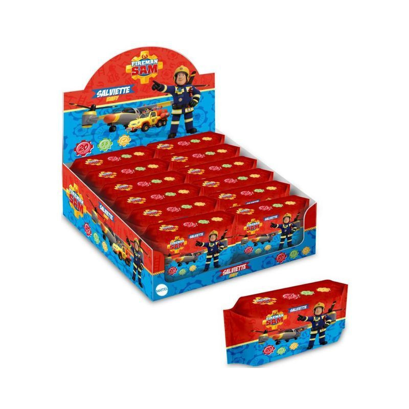SALVIETTE 20PZ TALCO SAM IL POMPIERE EAN 8058951022055 INGROSSO DETERGENTI E SALVIETTE