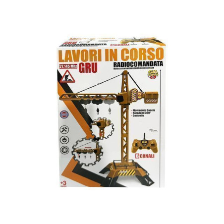 INGROSSO GIOCATTOLI GRU R/C 6 CANALI GVC-9350 8058486093506 AUTO RADIOCOMANDATE MEZZI CON RADIOCOMANDO