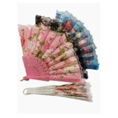 INGROSSO ARTICOLI MARE VENTAGLI CONF.10 PZ COL. ASS.C/PIZZO 8366751014317 ARTICOLI PER LA SPIAGGIA VENTILATORI