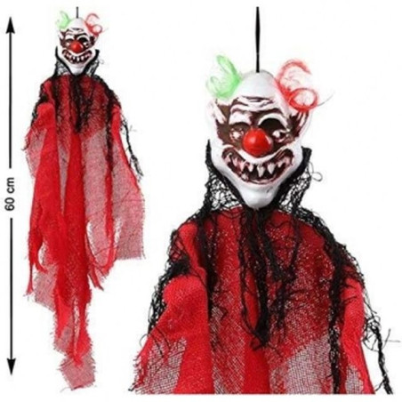 INGROSSO HALLOWEEN CLOWN 60CM 8422259626077 ACCESSORI HALLOWEEN APPENDINI HALLOWEEN