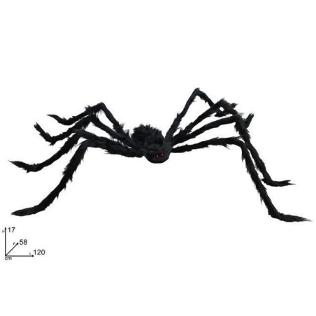 INGROSSO HALLOWEEN RAGNO NERO 8053482297712 ACCESSORI HALLOWEEN ANIMALI E INSETTI HALLOWEEN