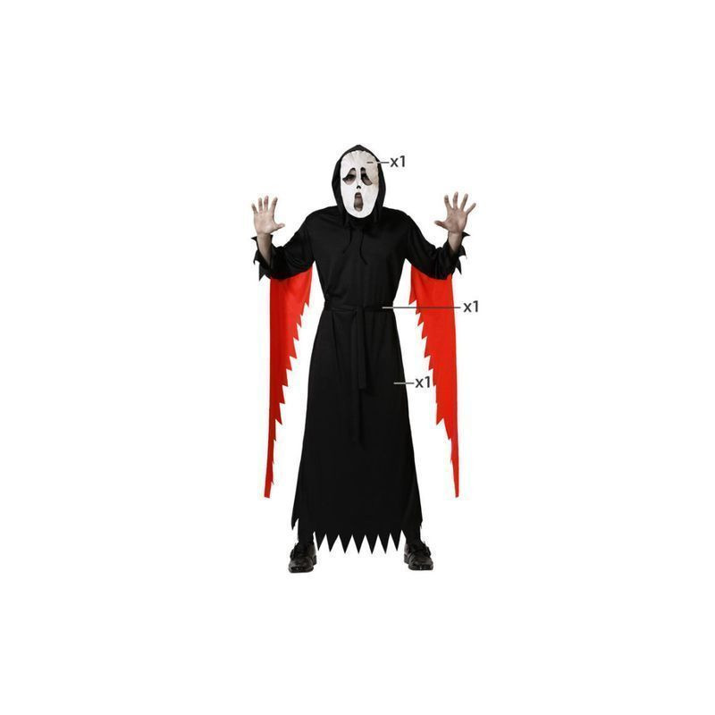 COSTUME FANTASMA TAGLIA M-L EAN 8422259744931 INGROSSO COSTUMI HALLOWEEN BIMBO