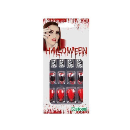INGROSSO ACCESSORI TRAVESTIMENTI UNGHIE HALLOWEEN PZ.12 8422259798620 ACCESSORI HALLOWEEN ACCESSORI HALLOWEEN TRUCCHI