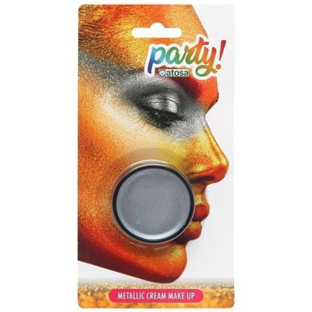 INGROSSO HALLOWEEN BL. TRUCCO CREMA ARGENTATO 6.67G. 8422259642282 ACCESSORI TRAVESTIMENTI HALLOWEEN TRUCCHI PER HALLOWEEN