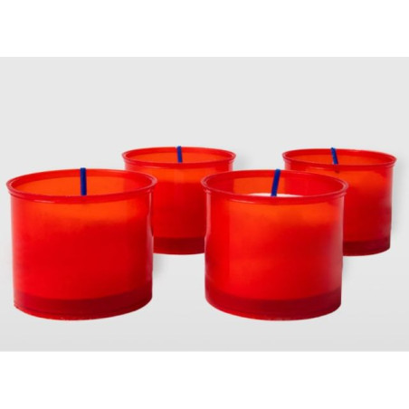 INGROSSO CASALINGHI LUMINO 7/B CONF. 4 PZ. DUR. 11 H 8000061006166 CERI VOTIVI LUMINI E CERI