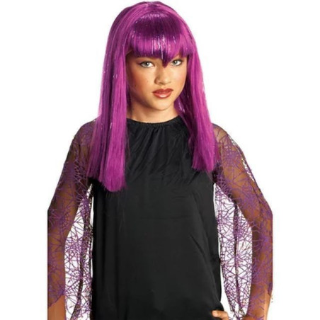 INGROSSO HALLOWEEN PARRUCCA STRTEGA VIOLA PER BAMBINI 8422971015159 TRAVESTIMENTI HALLOWEEN PARRUCCHE DI HALLOWEEN