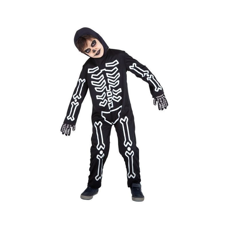 COSTUME OSSA FLUORESCENTI 8-10 ANNI EAN 8422971872271 INGROSSO COSTUMI HALLOWEEN BIMBO