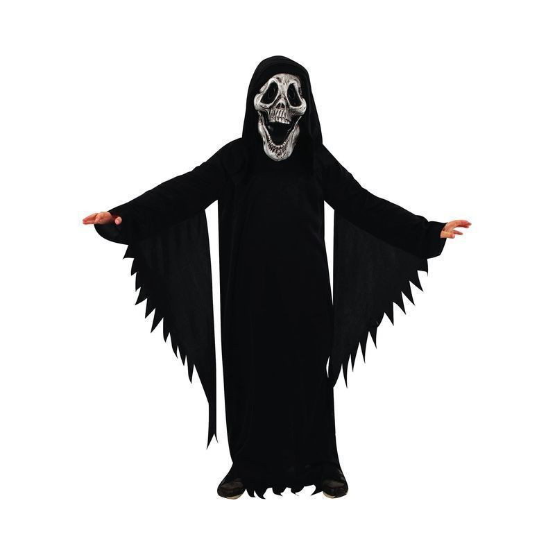 COSTUME TESCHIO FANTASMA 11-13 ANNI EAN 8422971856080 INGROSSO COSTUMI HALLOWEEN BIMBO