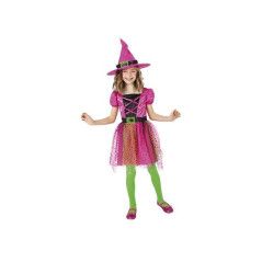 INGROSSO HALLOWEEN COSTUME STREGA ROSA SUPERSTAR 3-4 ANNI 8422971863156 TRAVESTIMENTI HALLOWEEN COSTUMI HALLOWEEN BAMBINA