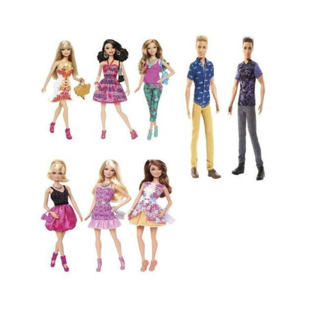 INGROSSO GIOCATTOLI BARBIE FASHIONISTAS ASS.TO +3ANNI SCATOLA BLISTER