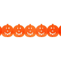 INGROSSO HALLOWEEN GHIRLANDA CON ZUCCHE 300CM 8422259412847 INGROSSO ARTICOLI DI HALLOWEEN FESTONI E ADDOBBI HALLOWEEN
