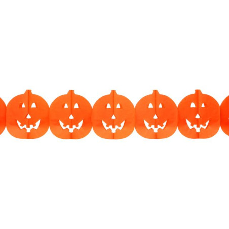 INGROSSO HALLOWEEN GHIRLANDA CON ZUCCHE 300CM 8422259412847 INGROSSO ARTICOLI DI HALLOWEEN FESTONI E ADDOBBI HALLOWEEN