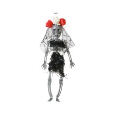 INGROSSO HALLOWEEN SCHELETRO DELLA SPOSA 30 CM 8422259788430 ADDOBBI HALLOWEEN APPENDINI HALLOWEEN