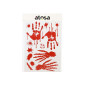 ADESIVO HALLOWEEN 35X25CM MANI EAN 8422259827245 INGROSSO DECORAZIONI HALLOWEEN