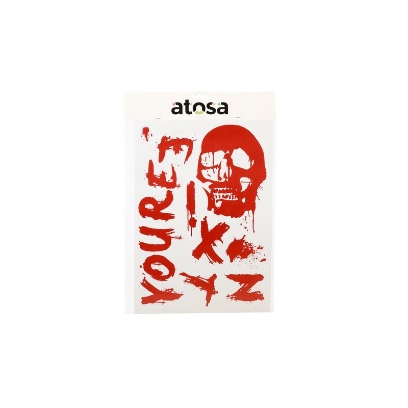 ADESIVO HALLOWEEN 35X25CM YOU ARE NEXT EAN 8422259827269 INGROSSO DECORAZIONI HALLOWEEN