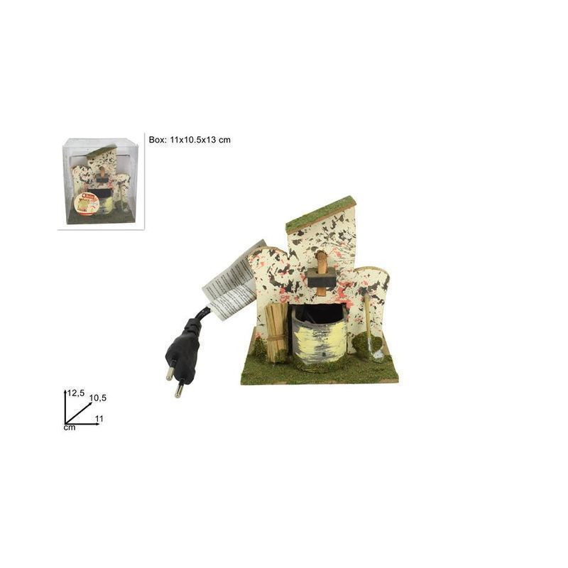 FONTANA PICCOLA ART. HGW-669 EAN 8033113131516 INGROSSO ACCESSORI PER IL PRESEPE