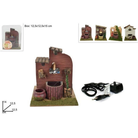 INGROSSO ARTICOLI DI NATALE FONTANE CON POMPA 4ASS 8033113137501 PRESEPE E ACCESSORI ACCESSORI PER IL PRESEPE