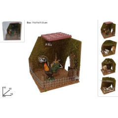 INGROSSO ARTICOLI DI NATALE SCENARIO ANIMALI FATTORIA 4ASS 8033113896552 PRESEPE E ACCESSORI ACCESSORI PER IL PRESEPE