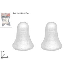 INGROSSO ARTICOLI DI NATALE CAMPANE POLIST. cm.9 PZ.2 8033113220494 ARTICOLI DI NATALE ARTICOLI DECORAZIONI NATALIZIE