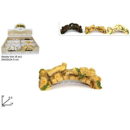 INGROSSO ARTICOLI DI NATALE PONTICELLO IN PIETRA 3COL. CM 5 8033113377938 PRESEPE E ACCESSORI ACCESSORI PER IL PRESEPE