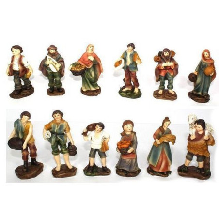 INGROSSO ARTICOLI DI NATALE PASTORI 9CM 12 ASS 8033113267895 PRESEPE E ACCESSORI PERSONAGGI PER IL PRESEPE E ANIMALI