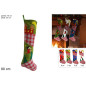 CALZA BEFANA C/TESSUTO SCOZZ. 80CM 4 COL EAN 8033113365072 INGROSSO BEFANA CALZA BEFANA C/TESSUTO SCOZZ. 80CM 4 COL EAN 8033113365072 INGROSSO BEFANA